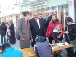 Infostand zum OB Wahlkampf