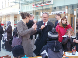 Infostand zum OB Wahlkampf