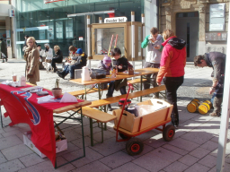 Infostand zum OB Wahlkampf