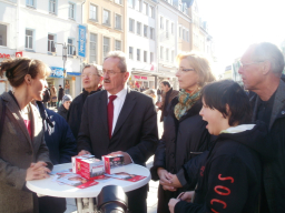 Infostand zum OB Wahlkampf