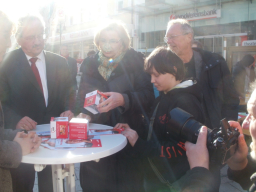 Infostand zum OB Wahlkampf