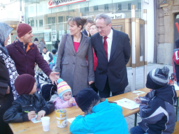 Infostand zum OB Wahlkampf