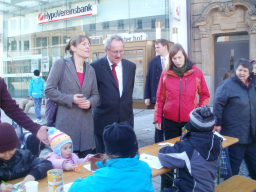 Infostand zum OB Wahlkampf