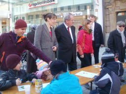 Infostand zum OB Wahlkampf