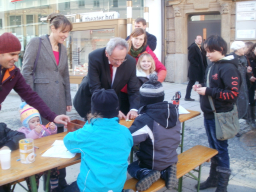 Infostand zum OB Wahlkampf