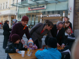 Infostand zum OB Wahlkampf