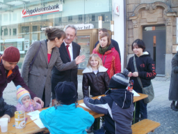 Infostand zum OB Wahlkampf