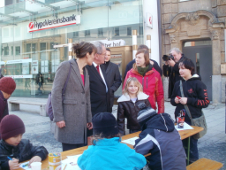 Infostand zum OB Wahlkampf